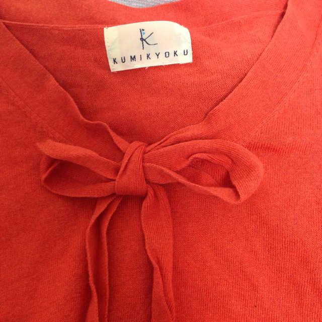 kumikyoku（組曲）(クミキョク)の組曲 大きいサイズ♡オレンジ色 レディースのトップス(カットソー(半袖/袖なし))の商品写真