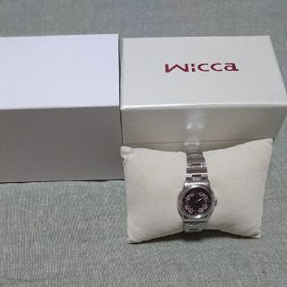 シチズン(CITIZEN)のソーラー電池 シチズン wicca 花柄 レディース腕時計(腕時計)