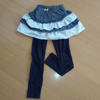 フェリシモ(FELISSIMO)の美品！！ガールズ　スカッツ(130センチ)(スカート)