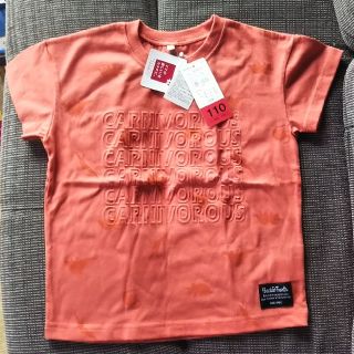 Tシャツ  オレンジ色  恐竜(Tシャツ/カットソー)