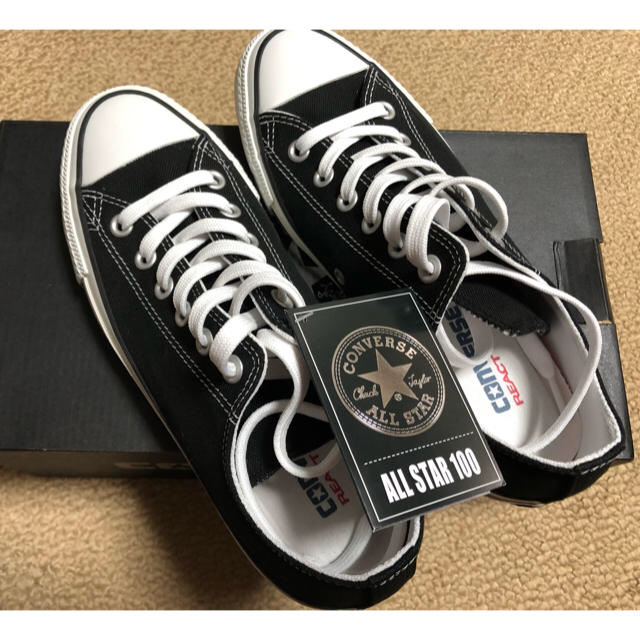 【新品 未使用 タグ付】 CONVERSE / ALL STAR 100 黒 1