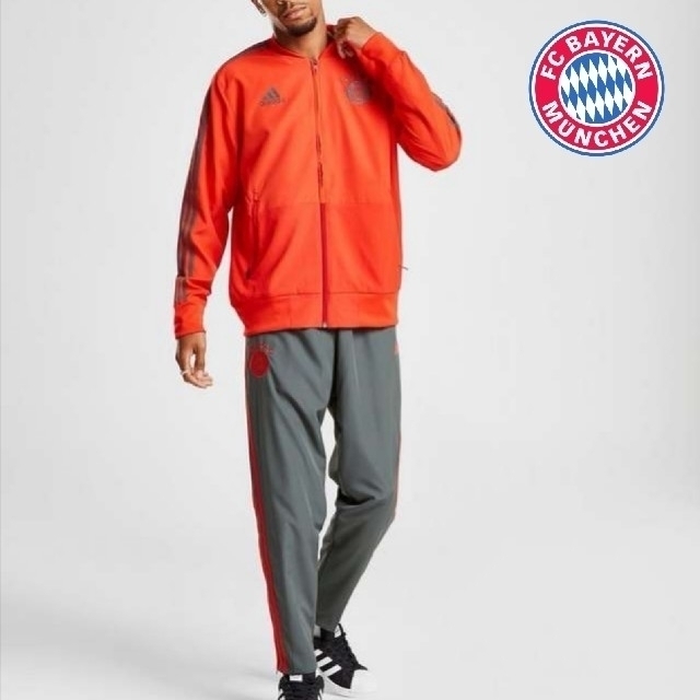 adidas(アディダス)の【海外正規】adidas バイエルンミュンヘン セットアップ　Sサイズ スポーツ/アウトドアのサッカー/フットサル(ウェア)の商品写真