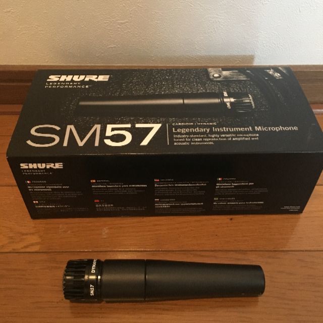 SHURE SM57 ダイナミックマイク 楽器のレコーディング/PA機器(マイク)の商品写真