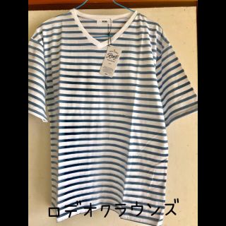 ロデオクラウンズ(RODEO CROWNS)の新品 ロデオクラウンズ Tシャツ ボーダー(Tシャツ(半袖/袖なし))