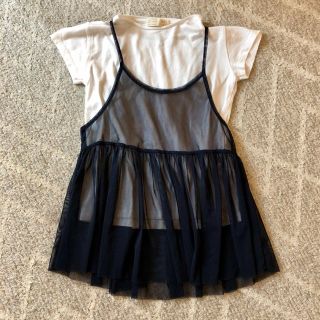 ザラキッズ(ZARA KIDS)のZARAkids＊レイヤードTしゃつ 120(Tシャツ/カットソー)