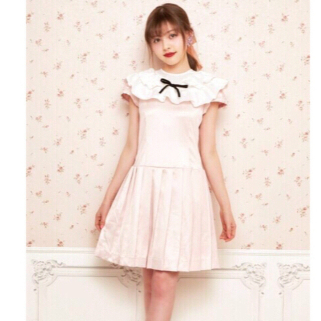 syrup.(シロップ)の新品♡送料無料♡定価27500円♡ローズマリーソワール♡お嬢様プリーツワンピース レディースのワンピース(ひざ丈ワンピース)の商品写真