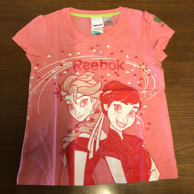 Reebok(リーボック)のリーボック アナ雪 コラボTシャツ 新品未使用タグ付 キッズ/ベビー/マタニティのキッズ服男の子用(90cm~)(Tシャツ/カットソー)の商品写真