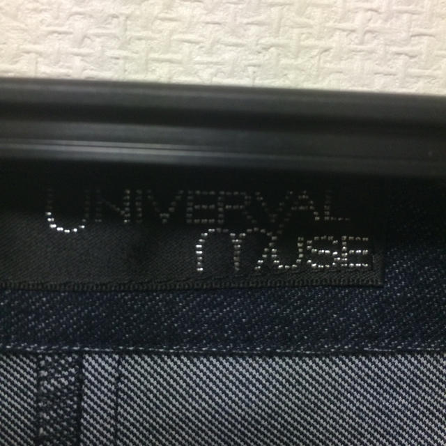 UNIVERVAL MUSE(ユニバーバルミューズ)のUNIVERVAL MUSE 袖リボンデニムジャケット レディースのジャケット/アウター(ノーカラージャケット)の商品写真