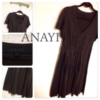 アナイ(ANAYI)の美品 ANAYI★ワンピース(ひざ丈ワンピース)