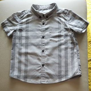 バーバリー(BURBERRY)の【もちもち様専用】★BURBERRYsize90チェックシャツ(Tシャツ/カットソー)