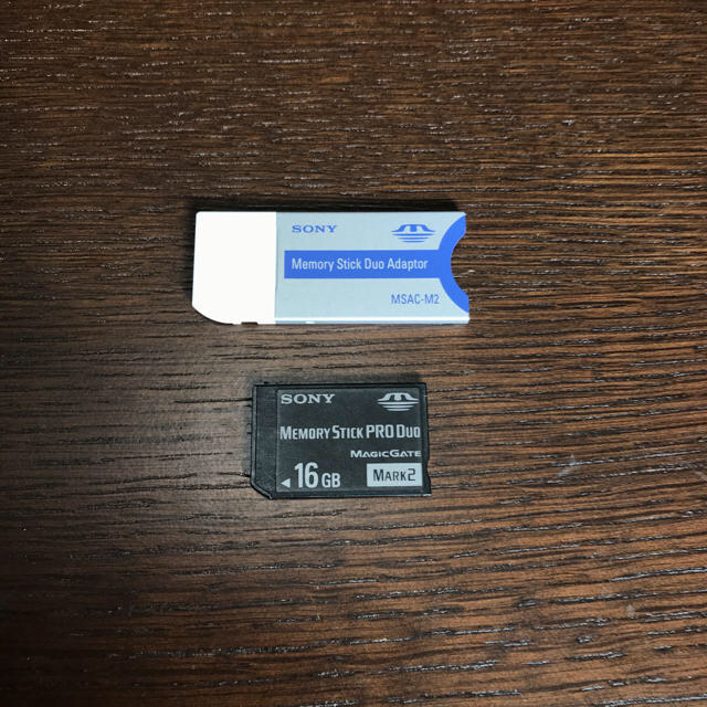 SONY - メモリースティック Pro Duo 16GB アダプター付の通販 by Chorizo_Man's shop｜ソニーならラクマ