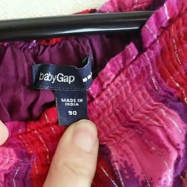 babyGAP(ベビーギャップ)のbaby GAP  90  ワンピース キッズ/ベビー/マタニティのキッズ服女の子用(90cm~)(ワンピース)の商品写真