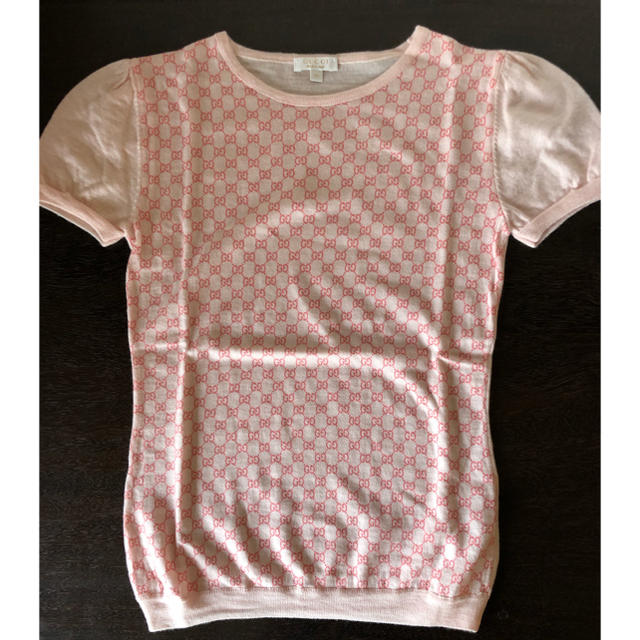 Gucci(グッチ)のみけさま 専用美品  グッチ サマーセーター キッズ/ベビー/マタニティのキッズ服女の子用(90cm~)(ニット)の商品写真