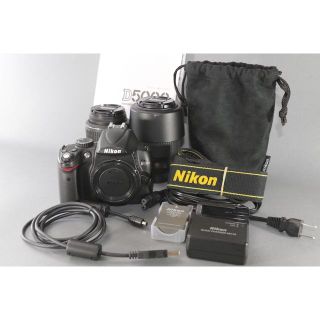 ニコン(Nikon)の※あぽー様専用※NIKON D5000ダブルズームキット☆オプション多数！(デジタル一眼)