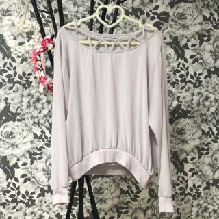 ヘザー(heather)のヘザー  美品 デザイン カットソー(カットソー(長袖/七分))