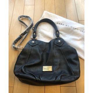 マークバイマークジェイコブス(MARC BY MARC JACOBS)のマークバイマークジェイコブス レザー2WAYバッグ 黒(トートバッグ)