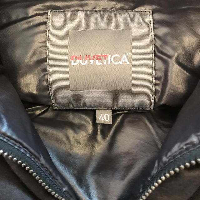 DUVETICA(デュベティカ)の★yon様専用です。DUVETICA ウールダウンベスト ブラック 40 レディースのジャケット/アウター(ダウンベスト)の商品写真