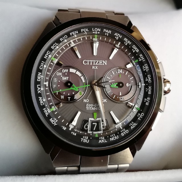 CITIZEN(シチズン)の★最終値下げ ★新品未使用品 シチズン エコドライブ サテライトウェーブ  メンズの時計(腕時計(デジタル))の商品写真