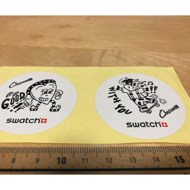 swatch(スウォッチ)の【限界まで値下げ!!】SWATCH ステッカー！3枚セット！ インテリア/住まい/日用品の文房具(シール)の商品写真