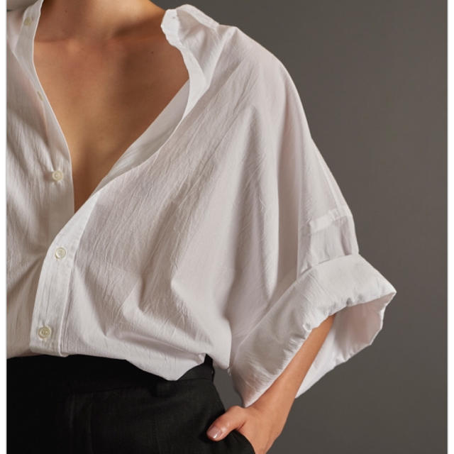 jonnlynx(ジョンリンクス)のjonnlynx 5XL shirt 新品タグ付き 白 レディースのトップス(シャツ/ブラウス(半袖/袖なし))の商品写真
