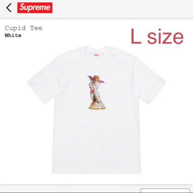 Cupid Tee supreme 19ss サイズ:L White - Tシャツ/カットソー(半袖/袖 ...