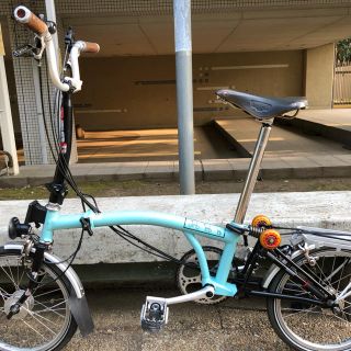 ブロンプトン(BROMPTON)の2013ブロンプトンH6RD ハブダイナモ Brooks サドル カスタム多数(自転車本体)