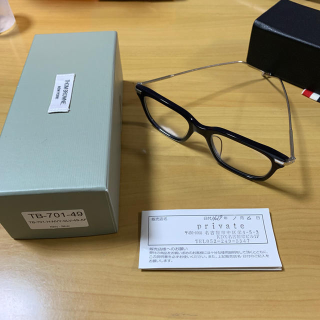 THOM BROWNE(トムブラウン)のトムブラウン 正規品 TB701-49 メンズのファッション小物(サングラス/メガネ)の商品写真