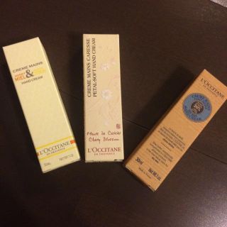 ロクシタン(L'OCCITANE)のロクシタンハンドクリーム3点セット(ネイルケア)