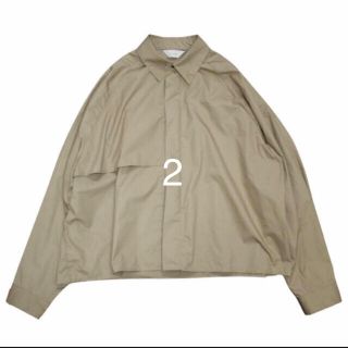 ジエダ(Jieda)の2 jieda 19ss trench shirt トレンチシャツ ベージュ(シャツ)