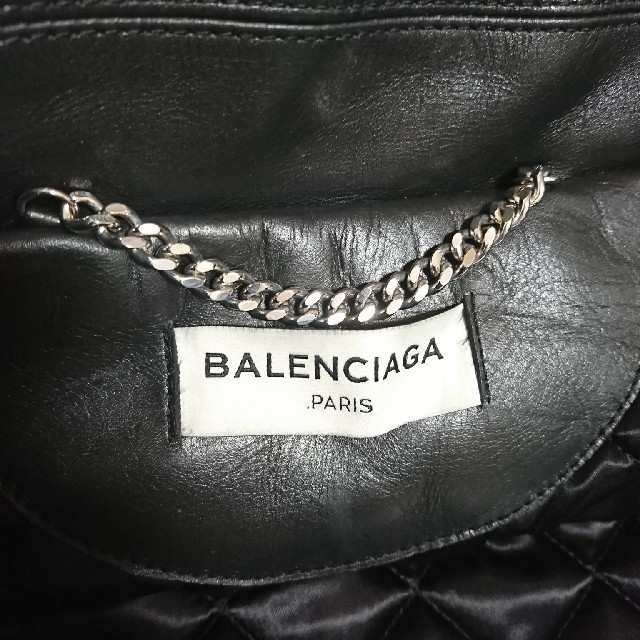 Balenciaga(バレンシアガ)のBALENCIAGA カーフレザー スウィングライダース 36 メンズのジャケット/アウター(レザージャケット)の商品写真