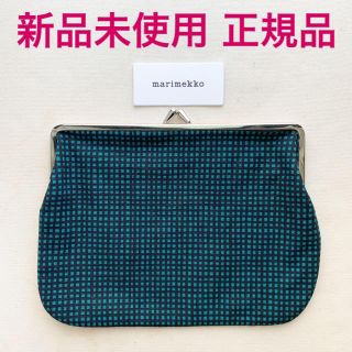 マリメッコ(marimekko)の新品 限定レア柄 marimekko がま口ポーチ 大(ポーチ)