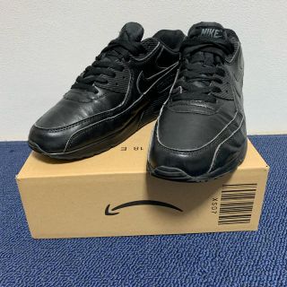 ナイキ(NIKE)のnike air max 90 black レザー 28.0(スニーカー)