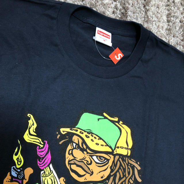 紺 supreme molotov kid tee シュプリーム Tシャツ 新品