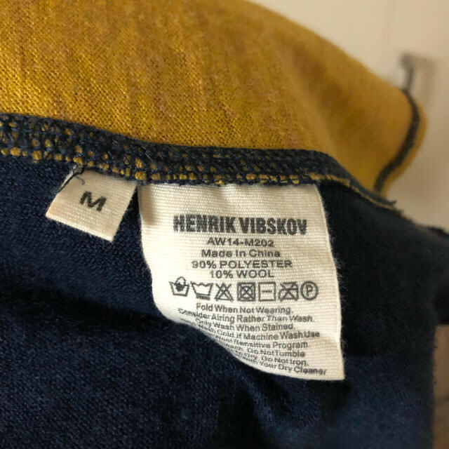 HENRIK VIBSKOV(ヘンリクビブスコフ)のHENRIK VIBSKOV パネル切替ニットシャツ メンズのトップス(シャツ)の商品写真