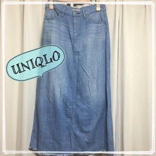 ユニクロ(UNIQLO)の＊UNIQLO＊デニムロングスカート(ロングスカート)