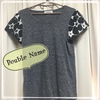 ダブルネーム(DOUBLE NAME)の＊Double Name＊袖☆Tee(Tシャツ(半袖/袖なし))