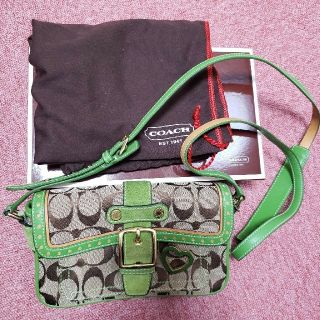 コーチ(COACH)の正規店購入　コーチ　シグネチャー　ショルダー　バッグ　ポシェット(ショルダーバッグ)