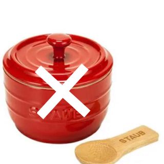 ストウブ(STAUB)の★新品未使用★  ストウブ ソルトストッカー スプーンのみ2本(スプーン/フォーク)