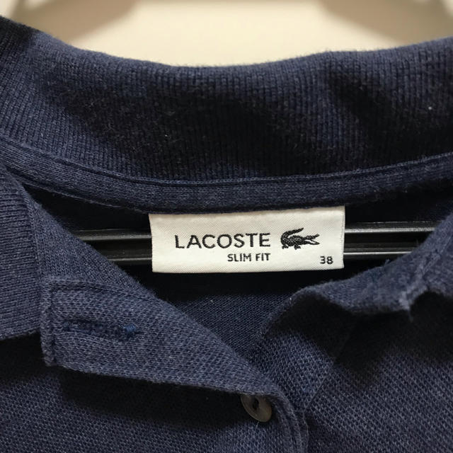 LACOSTE(ラコステ)のラコステ 長袖ポロシャツ  ネイビー メンズのトップス(ポロシャツ)の商品写真