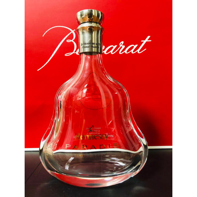 Baccarat(バカラ)のヘネシー パラディー Hennessy paradis 空き瓶 食品/飲料/酒の酒(ブランデー)の商品写真