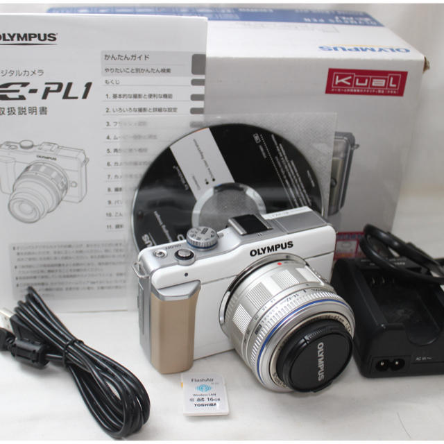 バッテリー OLYMPUS - ️Wi-Fi ️オリンパス PL1 ミラーレスカメラの通販 by ️YUMEKA ️｜オリンパスならラクマ ケーブル