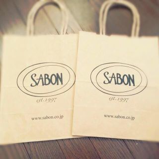 サボン(SABON)のSABON♡紙袋 サブバッグにも♪(ショップ袋)