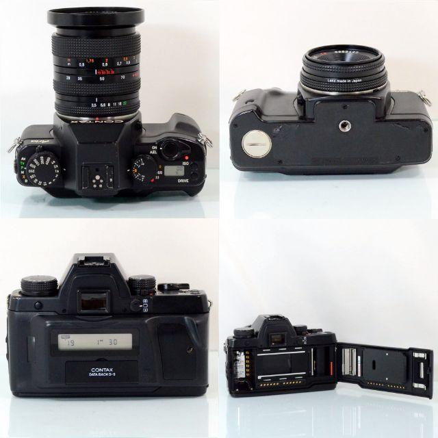 完動美品☆CONTAX Aria アリア レンズ2本+D-9付き☆動作確認済みの