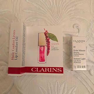 クラランス(CLARINS)のクラランス コンフォートリップオイル04&リップバームパーフェクター01(リップグロス)