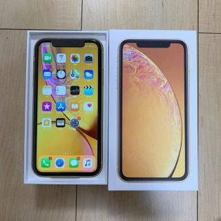 アップル(Apple)のiPhone XR 64GB イエロー (スマートフォン本体)