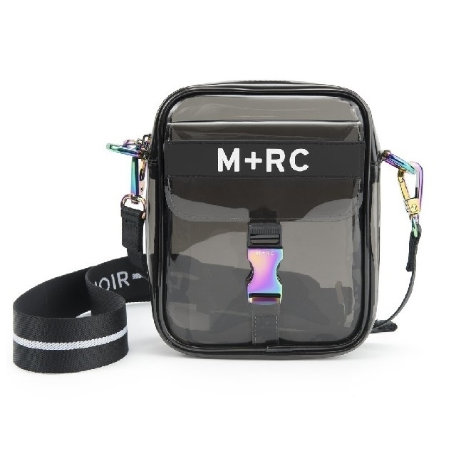 M+RC NOIR PVC BLACK TRANSPARENT bagショルダーバッグ