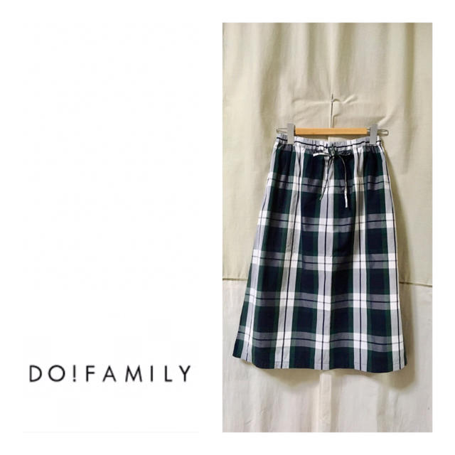 DO!FAMILY(ドゥファミリー)のドゥ ファミリー  ブラックウォッチ タータンチェック  コットン スカート レディースのスカート(ひざ丈スカート)の商品写真
