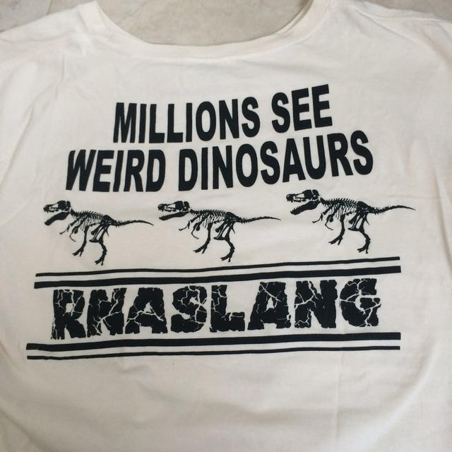 RNA(アールエヌエー)のRNA恐竜Tシャツ レディースのトップス(Tシャツ(半袖/袖なし))の商品写真