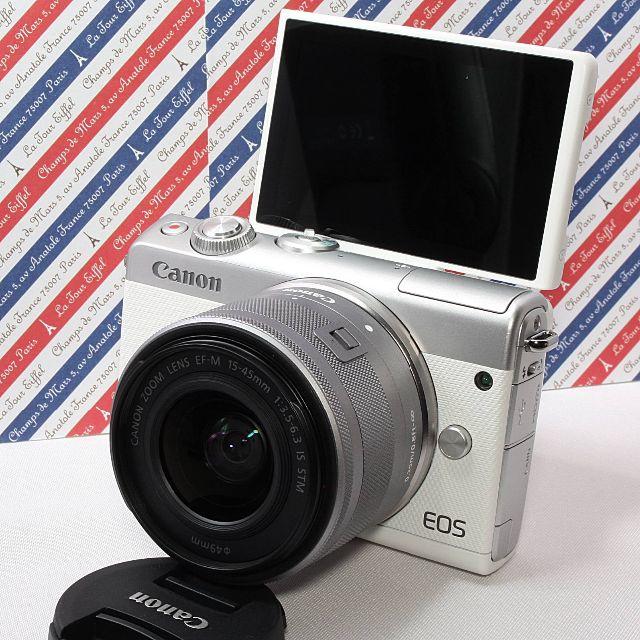Canon - a❤️キャノン canon EOS M100 レンズキット白