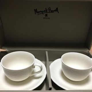 マーガレットハウエル(MARGARET HOWELL)のマーガレットハウエル カップ&ソーサー2客セット(グラス/カップ)